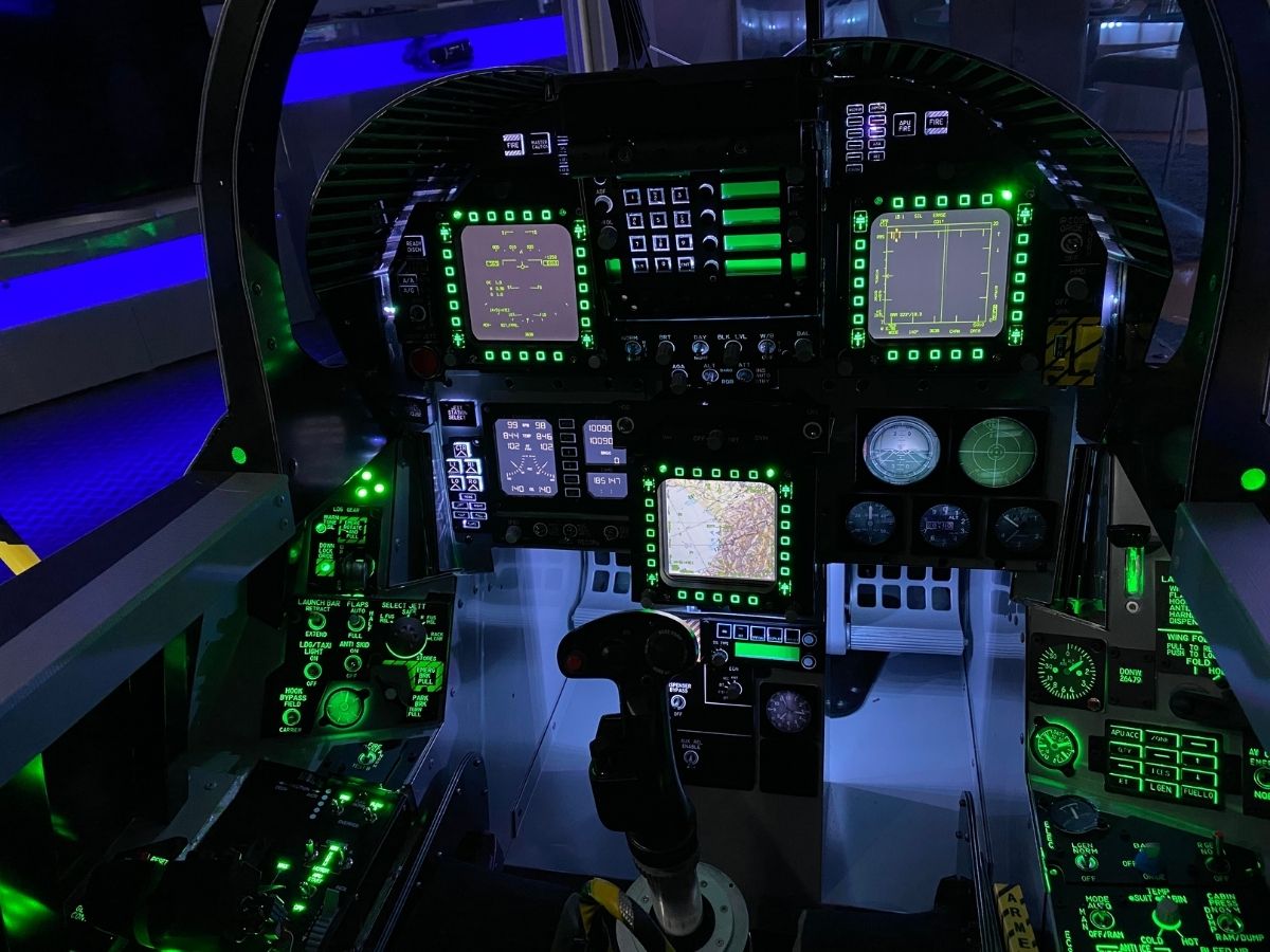 VR-JET flight simulator