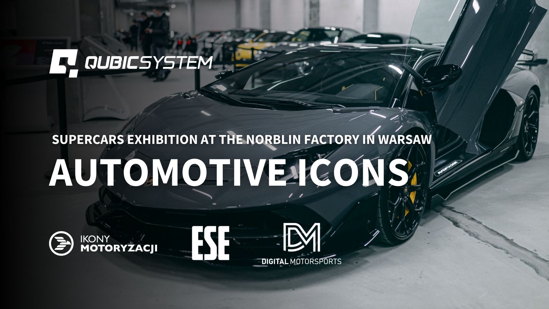 Exhibition of supercars in Warsaw