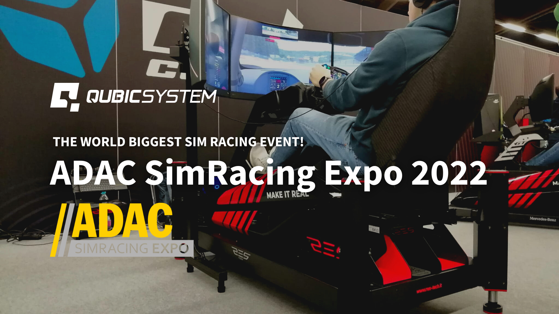 ADAC SimRacing Expo 2022 Qubic System Simulator